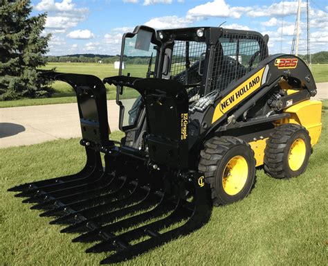 how to use a skid steer grapple|used skid steer grapple for sale.